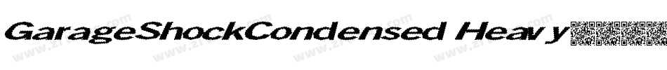 GarageShockCondensed Heavy字体转换